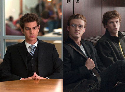 Justin Timberlake, Jesse Eisenberg, Andrew Garfield, The Social Network Justin Timberlake, Jesse Eisenberg, Andrew Garfield, The Social Network